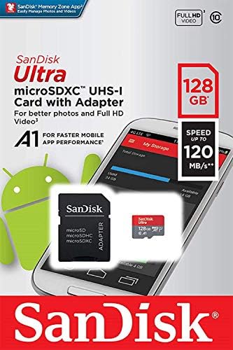 Nokia 7.1 Plus için Ultra 128GB microSDXC Çalışır SanFlash ve SanDisk tarafından doğrulandı (A1/C10/U1/8k/120MBs)