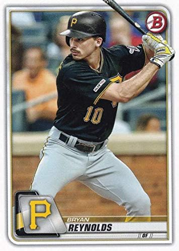 2020 Bowman Kağıt Beyzbol 31 Bryan Reynolds Pittsburgh Pirates Topps Şirketinden Resmi MLB Ticaret Kartı Ham (NM veya Daha İyi)