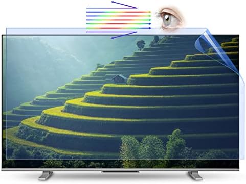 CICIHP TV Ekran Koruyucu Filtre, hasar Koruma Paneli Parlama Filtre Filmi Engelleme UV & mavi ışık, LCD için, LED, OLED & QLED