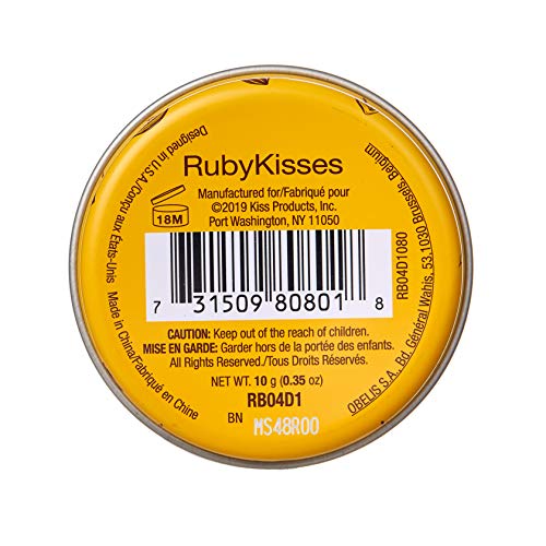 Ruby Kisses Pot O'MIRACLE Nemlendirici ve Nemlendirici Kakao Yağı Dudak Balsamı Badem Yağı ve Shea Yağı ile-RB04D1 (1 PAKET)