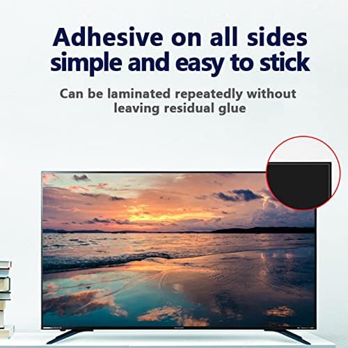 WSAH TV Ekran Koruyucu Filtre, Anti mavi ışık / Anti parlama / Anti Scratch Mat koruyucu Film, 32 için-75 LCD 4 K QLED HDTV,
