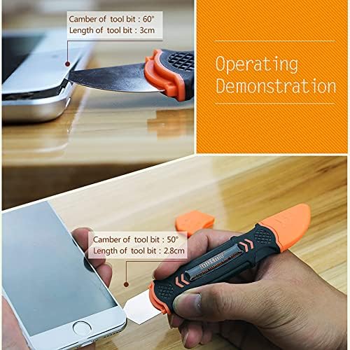 Spudger Açılış Gözetlemek Aracı-Anti-Statik İnce Esnek Paslanmaz Çelik Bıçak Açacağı için Smartphone Tablet Giyilebilir Cam Kaldırma,