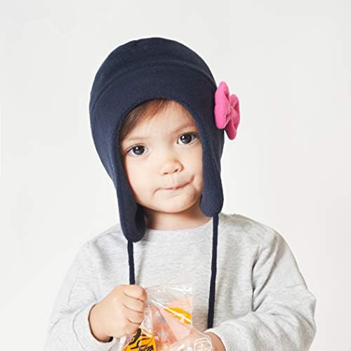 LLmoway Çocuk Kız Şapka ve Eldivenler Bebek Bebek Yürüyor Kış Kış Kulaklığı Beanie