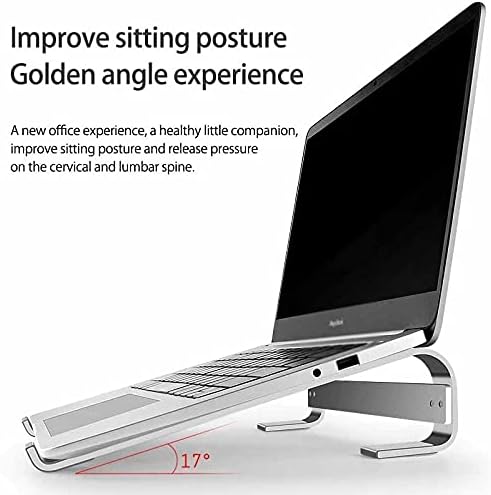 WALNUTA 11-18 inç Alüminyum Alaşım Laptop Standı Taşınabilir Taban Dizüstü Bilgisayar Braketi için Tutucu Standı (Renk: B)
