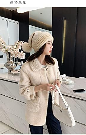 SHZBCDN Kış Karışımlı Örme Şapka Kadın Sevimli Sıcak Kulak Koruma Kazık Şapka (Renk: Bir, Boyutu: Bir boyut)