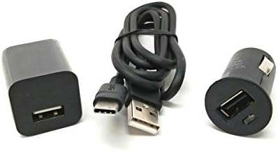 Onur 9 için iş İnce Seyahat Araba ve Duvar Şarj Kiti USB Tip-C Kablo İçerir! (1.2A5. 5W)