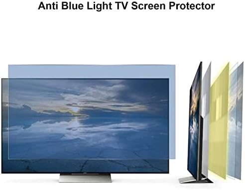 GUOOO 27-70 inç Parlama önleyici Film Buzlu TV koruma Filmi, TV Ekran Koruyucu Anti-Scratch Film, LCD Led 4 K OLED ve HDTV 700395mm
