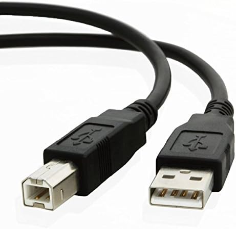 NıceTQ USB2. 0 10FT Tip A Erkek Tip B Erkek Cihaz kablo kordonu Yamaha YPG-535 88-Key Taşınabilir Büyük Kademeli Eylem USB Klavye
