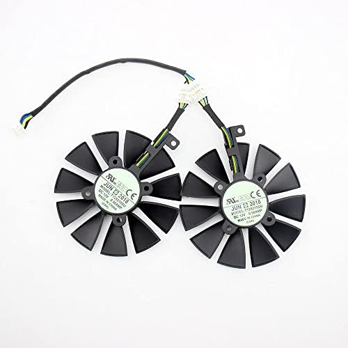 Minong 87MM Soğutucu Fan ıçin Uyumlu ASUS GTX1060 1070 Ti RX 470 570 580 Grafik Kartı T129215SU PLD09210S12HH 28mm Soğutma Hayranları