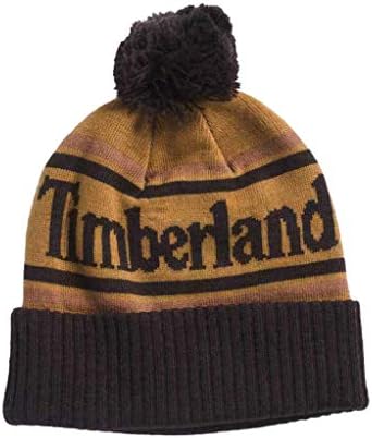Timberland Erkek Logolu Ponponlu Kelepçeli Bere