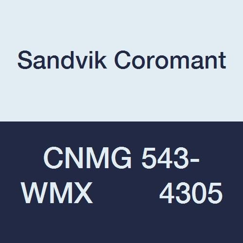 Sandvik Coromant, CNMG 543-WMX 4305, Tornalama için T-Max P Kesici Uç, Karbür, Elmas 80°, Nötr Kesim, 4305 Kalite, Ti (C, N)