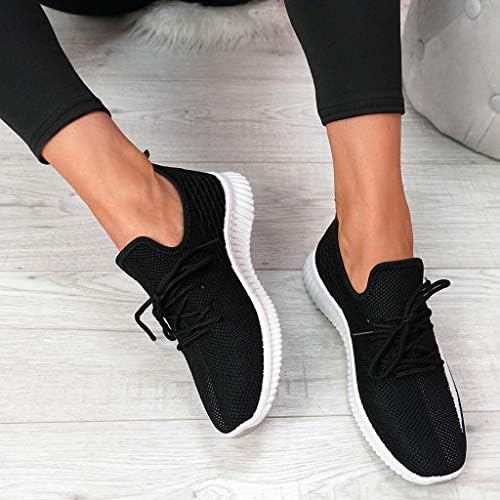 VKVWIV kadın Platformu Sneakers Bayan Kaymaz koşu ayakkabıları Atletik Tenis Sneakers Nefes yürüyüş ayakkabısı