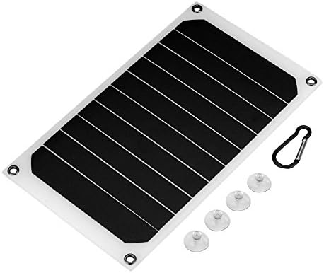 Richer-R güneş enerjisi şarj cihazı, GÜNEŞ PANELI şarj cihazı Taşınabilir 10 W Açık IP64 Su Geçirmez GÜNEŞ PANELI Mobil güç şarj