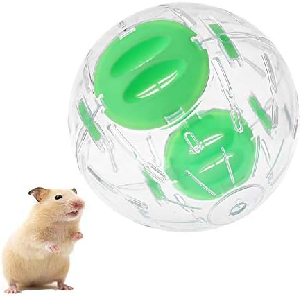 Sessiz Hamster Topu Şeffaf Koşu Topu Hamster Can Sıkıntısını Hafifletmek için egzersiz tekerleği 5.5 İnç Köpek Pet Oyuncak Top