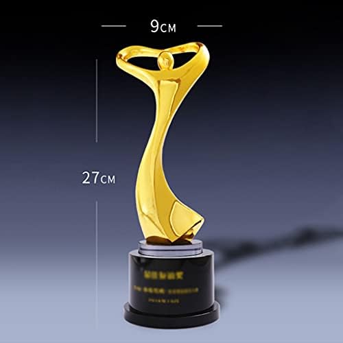 Kupalar Özelleştirilmiş Altın Kaplama Dans Kristal Madalyalar Özelleştirilmiş Kutlama Ödülleri Hediyelik Eşya Reçine Yazı (Renk: