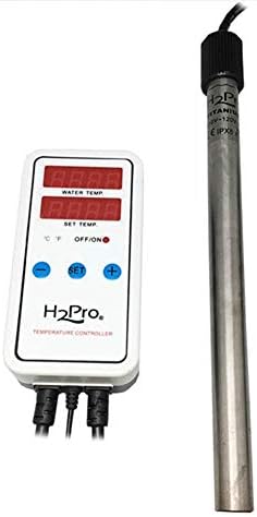 H2Pro titanyum ısıtıcı w/Denetleyici (50-1000 W)