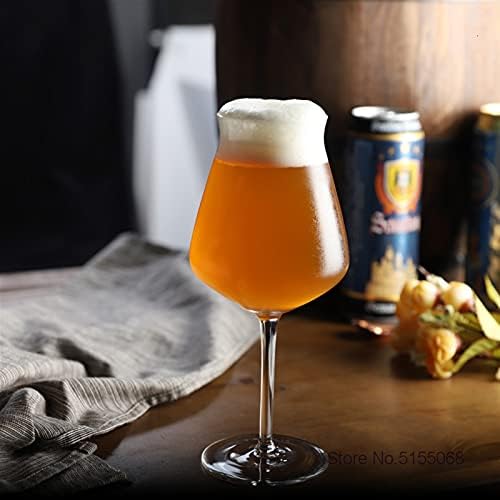 Profesyonel Zanaat Bira Yüksek-Alkol Özel Kullanım Demlemek Kadeh Kristal Şarap Cam Buğday Bira Kupa
