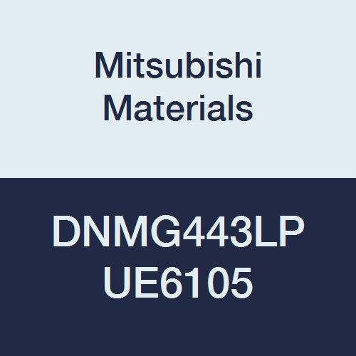 Mitsubishi Materials DNMG443LP UE6105 DNMG Karbür DN Tipi Delikli Negatif Tornalama Ucu, CVD Kaplamalı, Eşkenar Dörtgen 55°,