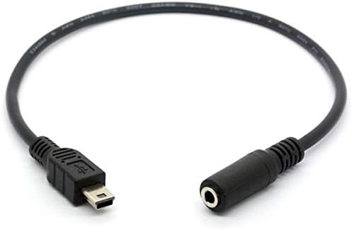 Mikro USB Erkek 3.5 mm Kadın AUX Ses kablosu kablosu için Kulaklık Adaptörü Aktif Klip Mic Mikrofon (Mini Erkek 3.5 mm Kadın)