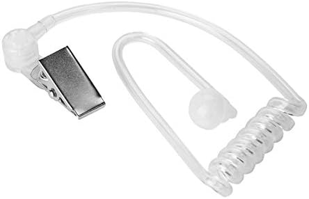 Cocoarm Taşınabilir Kulaklık Radyo, çift K Kafa ABS Malzeme 2.5 mm Dahili Mikrofon ile Mikrofon PTT Walkie Talkie Şeffaf Hava