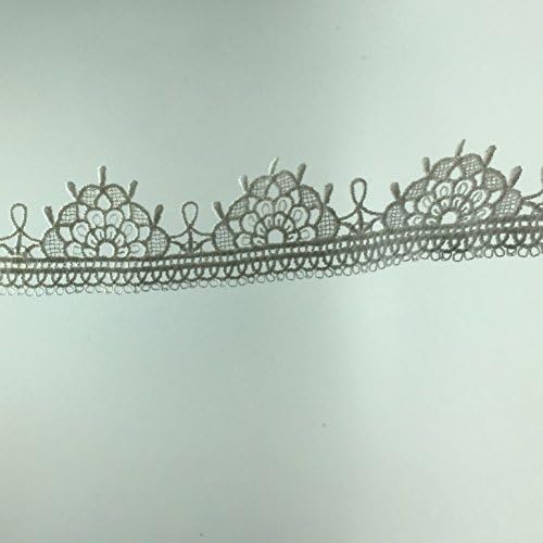 ELLA MAMA Dantel Trim DIY Zanaat Şerit 1-5 / 8“ x 5yds, Dikiş Aplike Zanaat Düğün Dekorasyon Hediye Sarma Şerit Bant