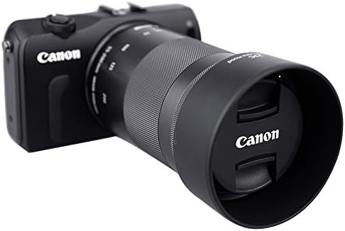 JJC 55-200mm LH-54B Lens Hood Canon EF-M Kamera için