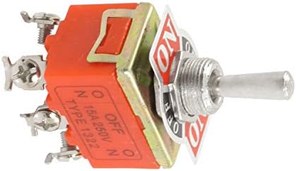 Aexıt AC 250 V Duvar Anahtarları 15A ON/Off / ON DPDT 6 Vida Terminlas 3 Pozisyon ışık Anahtarları Geçiş anahtarı
