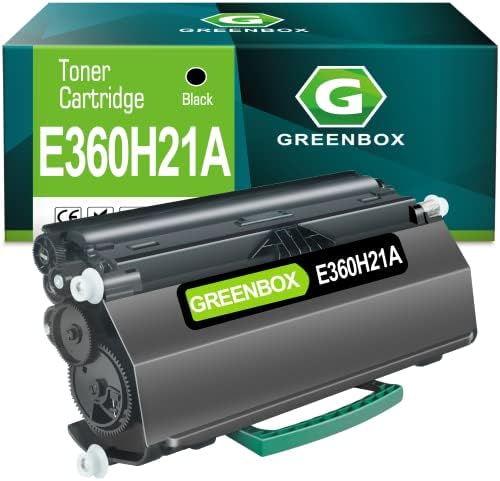 GREENBOX Yeniden Üretilmiş Toner Kartuşu Değiştirme için Lexmark E360H11A E360H21A için Lexmark E360,E360d, E360dn, E360dt, E360dtn,