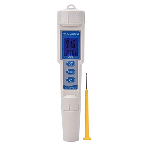Su Kalitesi Test Kalemi, Dijital Su Kalitesi Test Cihazı 0-50℃ Gıda İşleme için Su Deposu için Dayanıklı Hafif