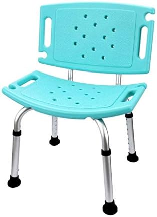 gduukk Banyo Tabureleri Banyo Tabureleri Güvenlik Konfor Arkalığı banyo sandalyesi Yaşlı / Engelli / Hamile Ayarlanabilir Alüminyum