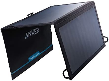 GÜNEŞ Paneli, Çift Bağlantı Noktalı ve Katlanabilir Panelli Anker 15W USB Solar Şarj Cihazı, iPhone 11/Xs/XS Max/XR/X/8/7, iPad