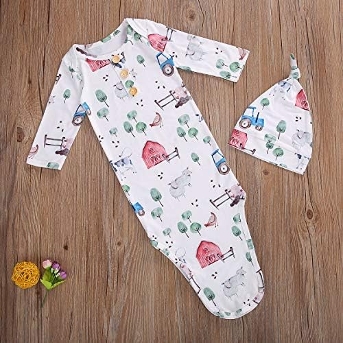 Bebek Yenidoğan Bebek Kız Çiçek Uyku Elbisesi Kafa Bandı Pijama Romper Uyku Tulumları Kıyafetler