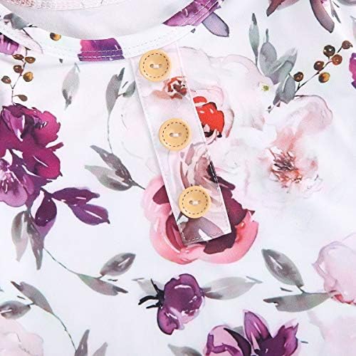 Bebek Yenidoğan Bebek Kız Çiçek Uyku Elbisesi Kafa Bandı Pijama Romper Uyku Tulumları Kıyafetler