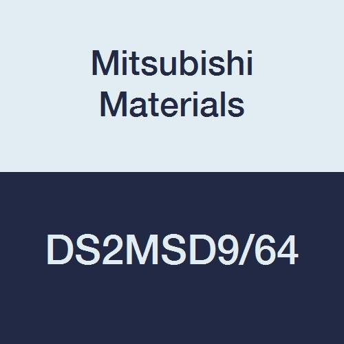 Mitsubishi Malzemeleri DS2MSD9 / 64 DS2MS Serisi Karbür Elmas Yıldız Kare Burun Ucu Değirmeni, Orta Flüt, Genel Kullanım, 2 Flüt,