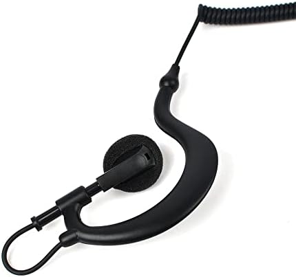 UAYESOK 2.5 mm Almak / Dinlemek Sadece Kulaklık Kulak kancası Gözetim Kiti Kulaklık için 2 Yönlü Radyo, radyo Hoparlör Mic Krikolar