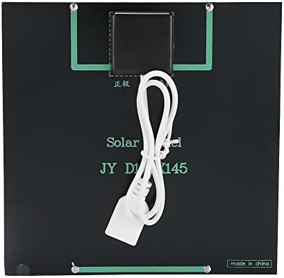 GÜNEŞ PANELI, taşınabilir 3 W 6 V Silikon güneş enerjisi şarj cihazı Paneli Açık Seyahat güç bankası USB Çıkış Portu ile Cep