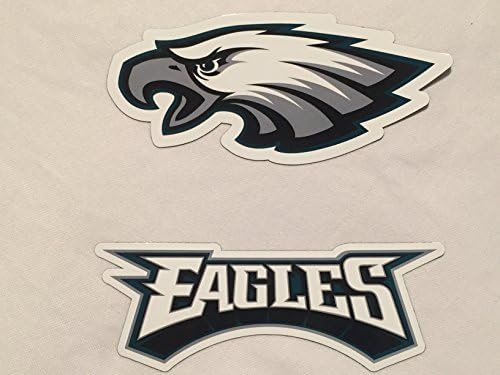NFL Philadelphia Eagles 2-Pack Kalıp Kesim Takım Logosu Mıknatıs Seti