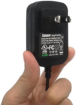 Brother P-Touch 2470 Etiket Yazıcısı için MyVolts 12V Güç Kaynağı Adaptörü Değiştirme-ABD Plug