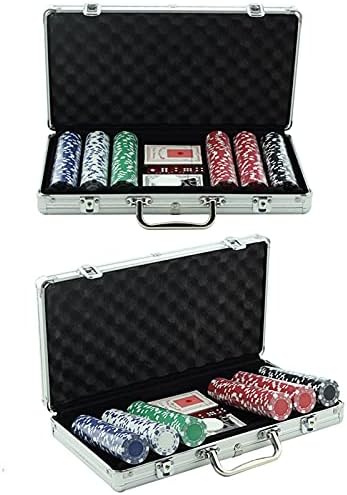 Yeni Başlayanlar için Qgg Poker ChipPoker Çip Seti, Alüminyum Kasa Poker Çipleri ile Casino Poker Çipleri<br>
