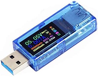 MakerHawk USB 3.0 Test Cihazı, USB Güç Ölçer, 3.7-30 V 0-4A gerilim test cihazı Multimetre, USB Akım Ölçer Cihazı, IPS renkli