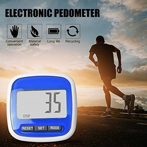 Fitness Tracker, Yürüyüş ve Koşu için 3D Dijital Pedometre, Basit Kullanım, Doğru Adım Sayacı, Yürüme Mesafesi Mil ve Km, Kalori
