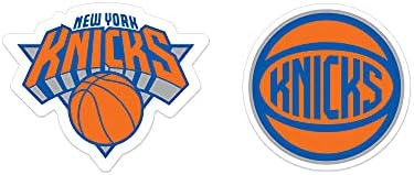NBA New York Knicks 2'li Kalıp Kesim Takımı Logo Magnet Seti