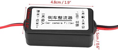 12 V DC Araba Dikiz Kamera Filtresi Doğrultucu Kamera Güç Filtresi Dikiz Kamera Filtresi için Almanya ve Amerikan Araba Serisi