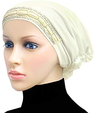 Orta Doğu Alışveriş Merkezi Luxor Moda Lycra Snood Kapaklar Kadın Kemo Beanie Şapka