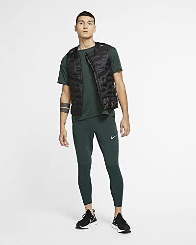 Nike Erkek Aeroloft Siyah Kolsuz Koşu Yeleği Blacl / Reflect Black