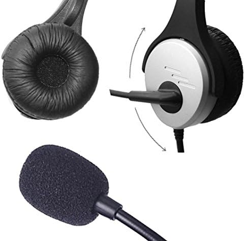 4 Çağrı K502CM Çift Kulak Çağrı Merkezi Telefonu RJ Kulaklık Gürültü Önleyici Mikrofonlu Plantronics M10 M22 Vista Adaptörü ve