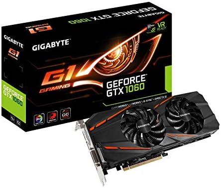 Gıgabyte GeForce GTX 1060 G1 Oyun GV-N1060G1GAMİNG - 6GD Grafik Kartları