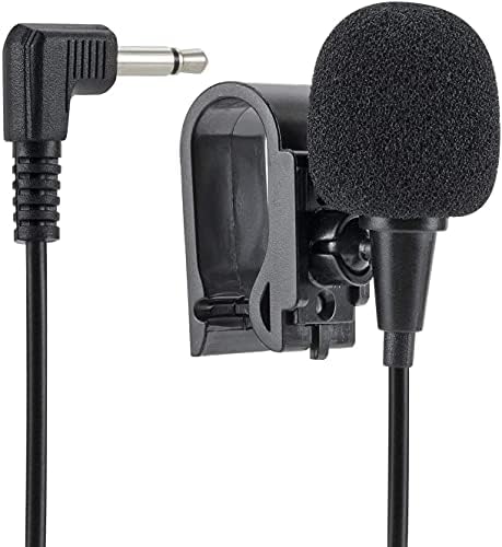 Hamanee Mic 3.5 mm Harici Montaj Mikrofon Otomobil Araç Kafa Ünitesi için Bluetooth Özellikli Ses Stereo Radyo GPS DVD, HN-MIC003-USDIA