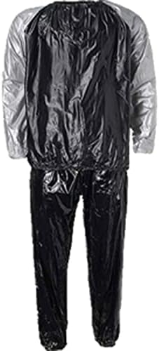 Sauna Takım Elbise eşofman takımları Kadın Erkek Spor Spor Ağır Ter Giyim Egzersiz Spor Salonu Unisex Anti-Rip PVC Takım Elbise