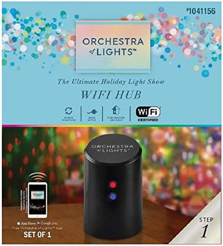 Gemmy Lightshow Işıklar Orkestrası Kapalı Wi-Fi Hub - 2018 için Yeni-Aksesuar